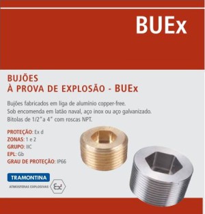 Bujões À Prova de Explosão - BUEx